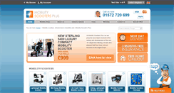 Desktop Screenshot of mobilityscootersplus.com